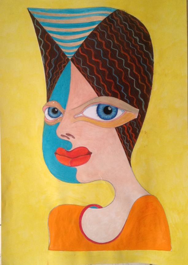 Girl with blue  eyes image 1