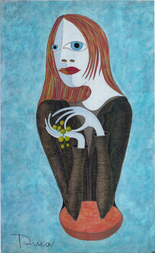 Girl with Grapes image 1